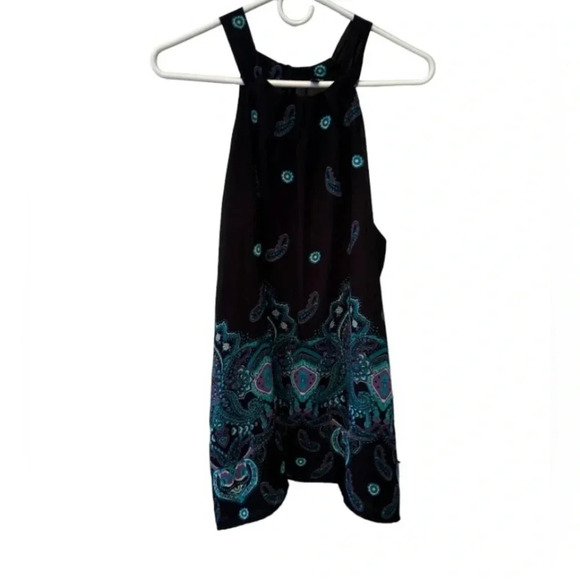 APT 9 EUC 9 WOMENS WOMEN BLACK BLUE DRESS SUMMER FALL WEDDING HOLIDAY SIZE XL - Picture 2 of 7